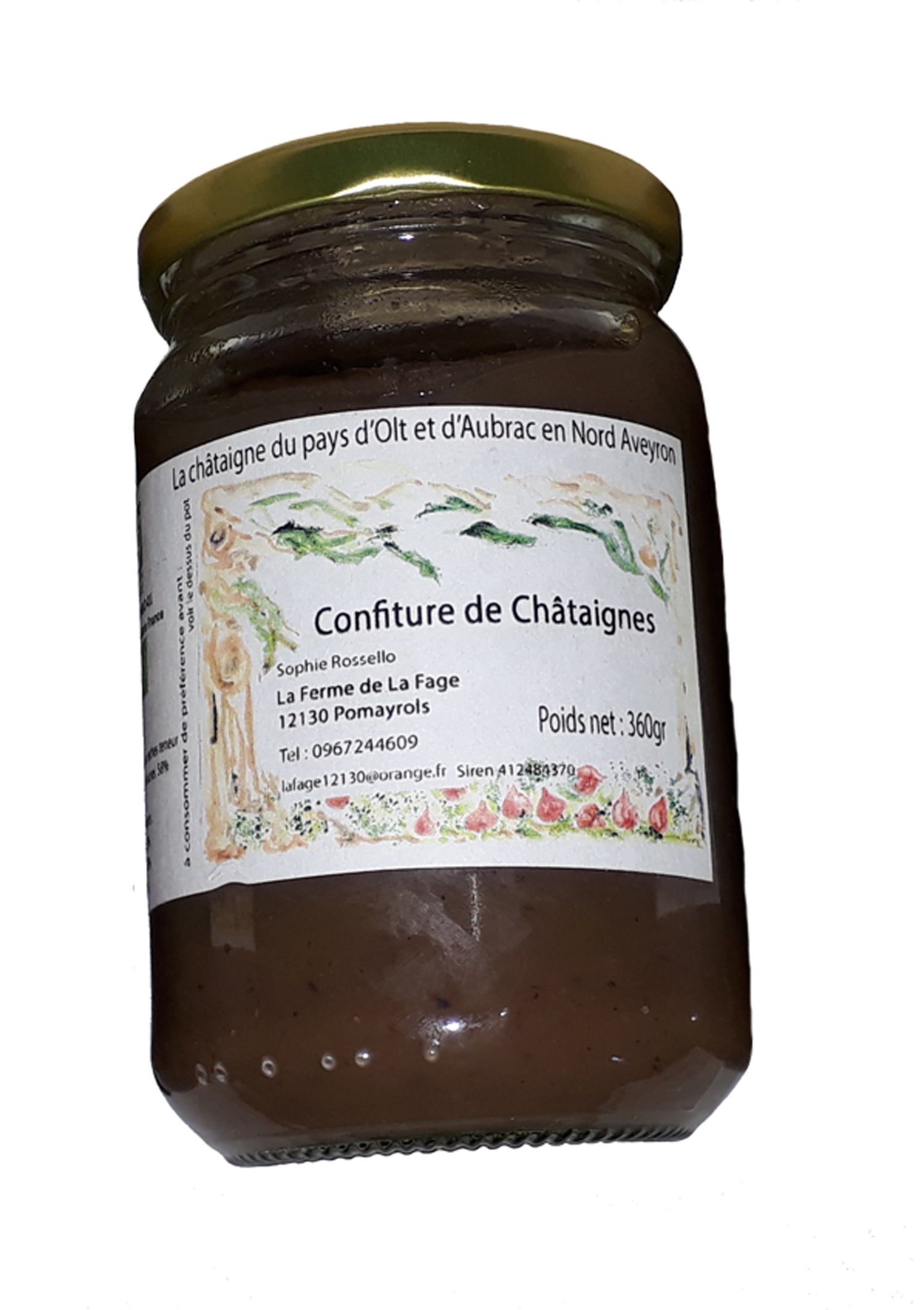 Crème de marrons Bio  L'Atelier de la châtaigne